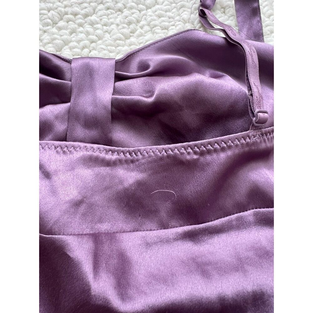 purple victoria's secret satin slip dress medium - Picture 6 of 6
